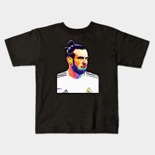 Gareth Bale Wpap Art Kids T-Shirt